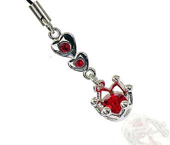 Festplatten: SUSHI Handyschmuck Swarovski rote Krone SC12
