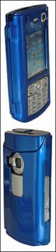 Verst&auml;rker und Receiver: VCT Crystal Case BLUE f�r Nokia N70