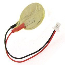 Camcorder: CMOS Batterie CR2032 mit Stecker, Backup Lithium Batterie