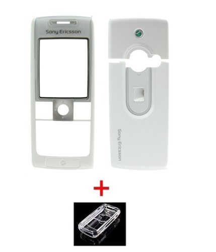 DVD Player: Oberschale f. Sony Ericsson T630i White Edition A+B+C Cover + Crystal Case