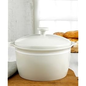 Emeril Professional Covered Casserole 5-Quart Capacity, Adobe Clay by Professional Cookware