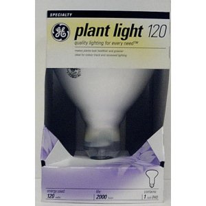 Light Bulb Flood Plant Light Standard Screw Base 120R40/PL Soft Blue 120 Watt