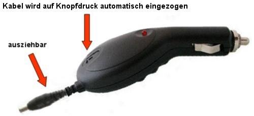 Heimkinosysteme: Handy KFZ-Ladekabel Premium mit Aufrollmechanismus von HILLICOM f�r NOKIA 1100 / 1101 / 1110 / 1110i / 1112 / 1600 / 2100 / 2300 / 2310 / 2600 / 2610 / 2626 / 2650 / 2652 / 3100 / 3120 / 3200 / 3210 / 3220 / 3230 / 3300 / 3310 / 3330 / 3410 / 3510 / 3650