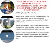 The Online Business Setup, Cheap Marketing, Inner Game for Cuff Links Businesses