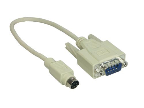 Projektoren: PS/2 Mausadapterkabel 9pol Sub D Stecker an PS/2 S