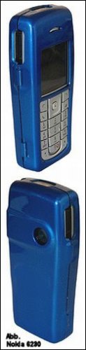 Verst&auml;rker und Receiver: VCT Crystal Case BLUE f�r Nokia 6230, 6230i