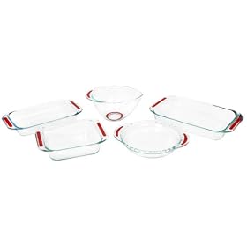 Pyrex Accents Bakeware 5-Piece Set by Pyrex