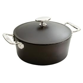 Lodge 7 Quart Seasoned Cast Iron Dutch Oven with Stainless Steel Handles by Lodge