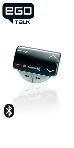 Camcorder: Cebitneuheit Bluetooth Freisprecheinrichtung ERGO TALK mit MP3-Abspielfunktion f�r Ihr Mobiltelefon, Ihren iPod oder andere MP3-Player