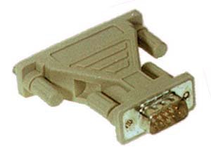 Elektronik und Foto: AT Adapter, seriell 9-pol. D-Sub Stecker an 25-pol. D-Sub Buchse