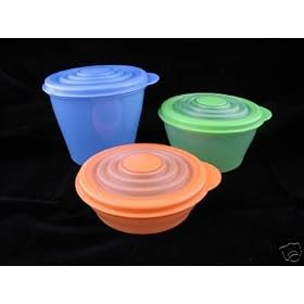Stuffables Flex 3 Piece Set Fruit Colors by Tupperware