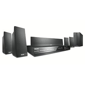 Philips HTS3555 home theater surround system in a box