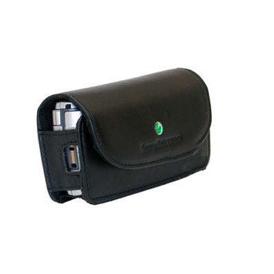 DVD Player: Original Sony Ericsson Leder Tasche fuer M600i | P800 | P900 | P910i | P990i | W950i, Handytasche Executive Case IEC-20!