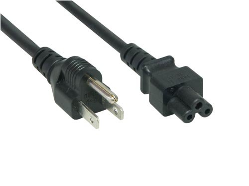 NoteBook: Netzanschlusskabel Netzstecker USA an 3polige Buc