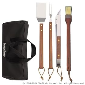 LamsonSharp 4-Piece Classic Barbecue Set by Barbecue Tools