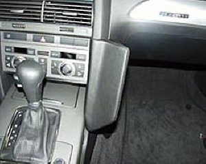 Lautsprecher: Lederkonsole f�r Audi A6 Bj. 05/04, schwarz, Echtleder