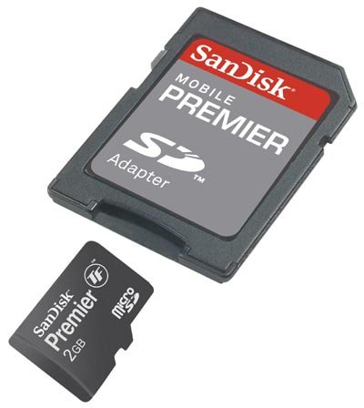 Festplatten: SanDisk 1GB MicroSD Premier SDSDQ2-1024-E10M