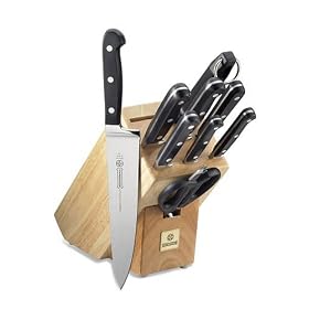 Mundial 5100 Series 10-Piece Cutlery Block Set, Black by Mundial Inc.