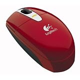 Logitech V200 Cordless Mouse - Red