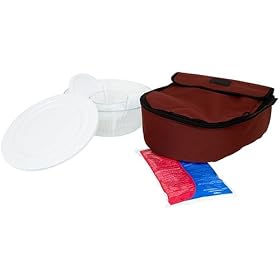 Pyrex 7-Piece Portables Glass Bakeware Set with Insulated Carrier by Bakeware Sets
