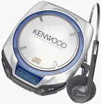 Kenwood DPC-X802 Personal CD Player with Car Kit and Backlit LCD Screen