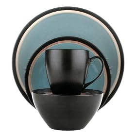 Dansk Boundary Blue 16-Piece Dinnerware Set, Service for 4 by Dansk
