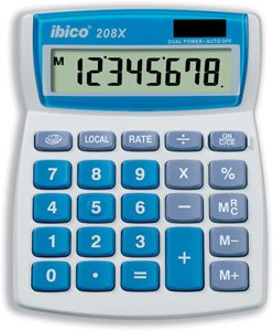 Navigationssysteme: Ibico 208 X Taschenrechner