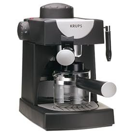 Krups FND111 Allegro Espresso Maker, Black and Silver by Krups