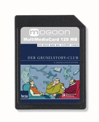 MP3 Player: Mogoon "Der Gruselstory-Club" 6 Gruselgeschichten - Terzio MultiMediaCard 128 MB