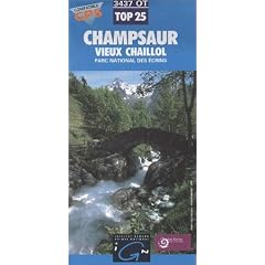 Carte de randonn&eacute;e : Champsaur - Parc des Ecrins