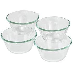 Pyrex 6-Ounce Glass Custard Cup, Set of 4 by Pyrex