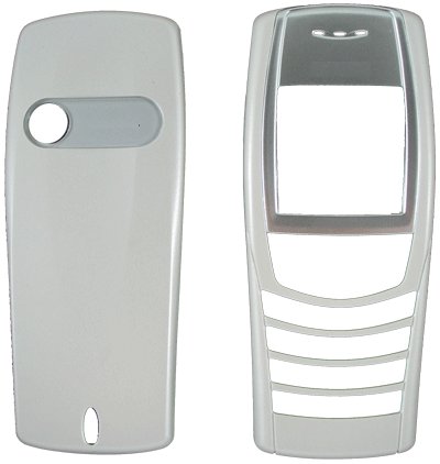 Camcorder: Cover f. Nokia 6610i White  Front /Back oberschale