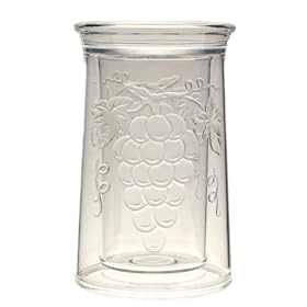 Jubilee Acrylic Embossed Grape Iceless Wine Cooler by Jubilee Acrylic