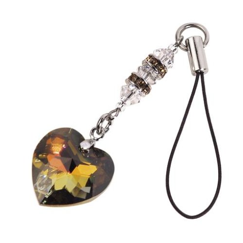 Heimkinosysteme: Hama Handy-Schmuck "Diamond Heart", Tabac