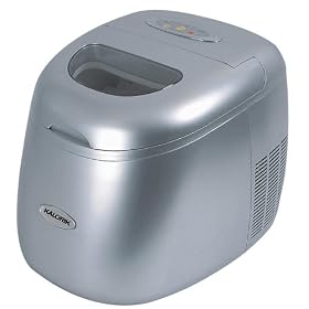 Kalorik, 180W, Portable Ice Cube Maker, Silver Spray by International Silver