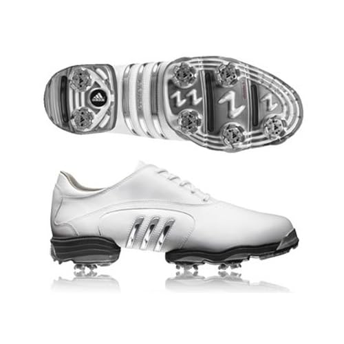 Adidas 2007 Men's Tour Metal II Golf Shoes - Running White / Metallic Silver - 738079 