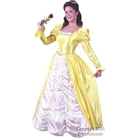 Adult Belle At The Ball Costume (Size:Small 2-8)