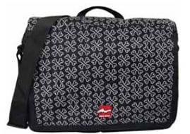 Lautsprecher: Laptoptasche "PULPO BONES" BLACK bis 15,4", schwarz