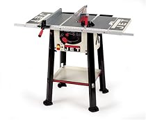 Jet 708315LSB JBTS-10LS-2 15 Amp Benchtop 10-Inch Table Saw with Fixed Stand and Storage Shelf
