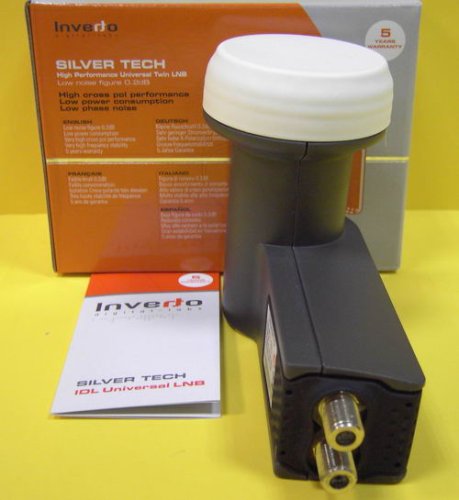 Navigationssysteme: Inverto Silver Tech Twin LNB 0.2 dB ; 5 Jahre Garantie