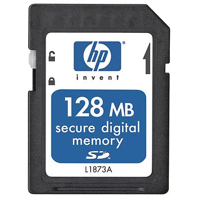 Heimkinosysteme: HP SD 128.0 MB SecureDigital Card 128MB iPAQ Pocket PC H1910,1940,2210,3950