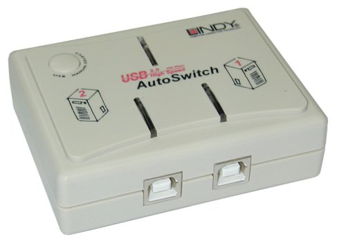 Audio und Video: USB 2.0 AutoSwitch f�r 2 Rechner