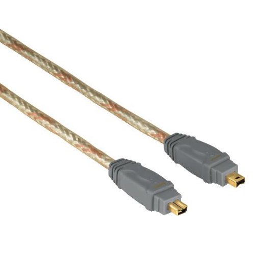 Heimkinosysteme: Hama 4-pol.- IEEE 1394-FireWire-/i-Link-Verbindungskabel, 2,0 m