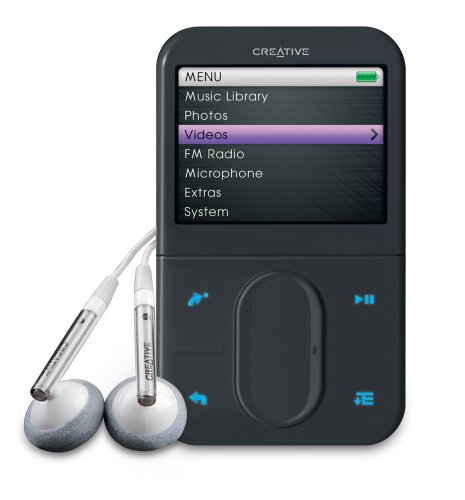 Electronics Creative Zen Vision M 30 GB MP3 and Video Player Black  for sale