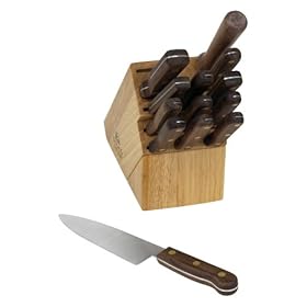 Chicago Cutlery� 1061089 Walnut Tradition 14-pc Knife and Block Set by World Kitchen