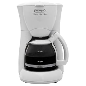 DeLonghi DC50W Twenty Four Seven Drip Coffee Maker, White by Coffee Makers