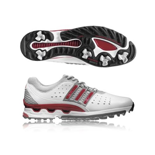 Adidas 2007 Men's ClimaCool Blaze Golf Shoes - White / Red - 738199 