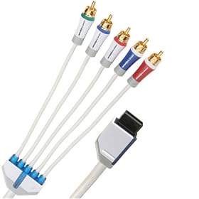 Nintendo Wii Monster Cable GameLink Component Video and Stereo Audio A/V Kit