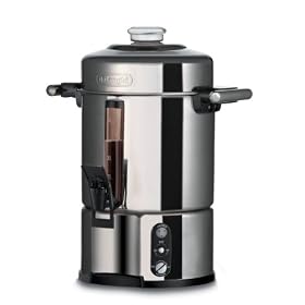 DeLonghi DCU500T 50-Cup-Capacity Stainless-Steel Coffee Urn by DeLonghi