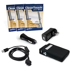 Sprint Mogul DirectSync - Complete Essentials Kit (ClearTouch Anti-Glare, UK outlet plug)